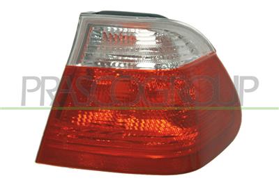 TAIL LAMP RIGHT-OUTER-WITHOUT BULB HOLDER MOD. 4 DOOR RED/WHITE
