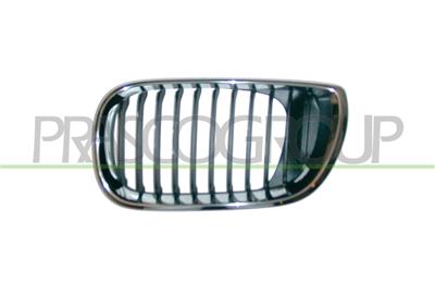 RADIATOR GRILLE LEFT-CHROME-BLACK