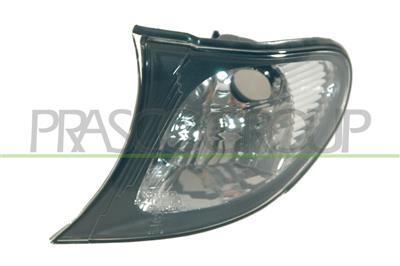 FRONT INDICATOR LEFT-CLEAR-WITHOUT BULB HOLDER-WITH BLACK FRAME