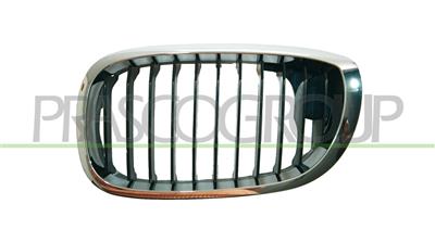 RADIATOR GRILLE LEFT-CHROME-BLACK