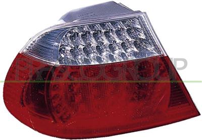 FEU D'AILE ARRIERE DROIT SANS PORTE LAMPE ROUGE/BLANC-LED
