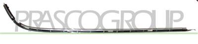 MOLDURA CROMADA DERECHA PARACHOQUES TRASERO MOD. 09/01 >