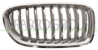 GRILLE CALANDRE DROITE-CHROMEE-CHROMEE/TITANE - MOD. MODERN LINE