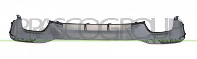 SPOILER PARACHOQUES TRASERO-NEGRO BRILLANTE CON TAPAGANCHO MOD. 550I
