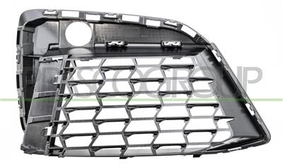 REJILLA IZQUIERDA PARACHOQUES-NEGRO BRILLANTE MOD. M550