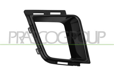 FRONT BUMPER GRILLE-CENTRE-RIGHT SIDE-BLACK-GLOSSY