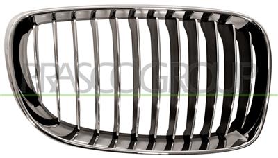 GRILLE CALANDRE DROITE CHROMEE/CHROMEE/NOIRE