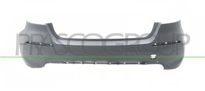 STOSSTANGE HINTEN-GRUNDIERT-MIT SCHNITTZEICHEN FUER PDC UND FUER EINPARKHILFE MOD. SPORT