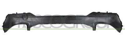 REAR BUMPER MOLDING-CENTRE-BLACK-GLOSSY-WITH TOW HOOK COVER MOD. M-SPORT M440 