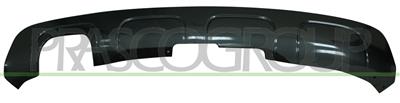 SPOILER PARAURTI POSTERIORE-GRIGIO SCURO-LUCIDO-CON SCARICO DOPPIO A SINISTRA MOD. M-TECH