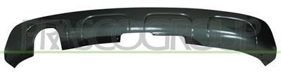 SPOILER PARAURTI POSTERIORE-GRIGIO SCURO-LUCIDO-CON SCARICO SINGOLO A SINISTRA MOD. M-TECH