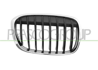 GRILLE CALANDRE DROITE CHROMEE-CHROMEE/NOIRE