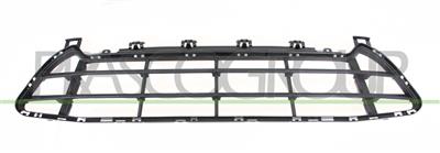 FRONT BUMPER GRILLE-CENTRE-BLACK