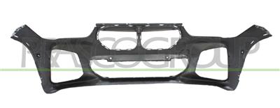 FRONT BUMPER PRIMED-WITH PDC AND PARK ASSIST+SENSOR HOLDERS-WITH CUTTING MARKS FOR HEADLAMP WASHERS