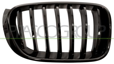 GRILLE CALANDRE DROITE NOIRE BRILLANT