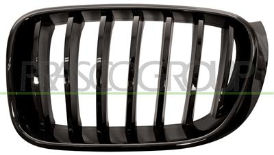 GRILLE CALANDRE GAUCHE NOIRE BRILLANT