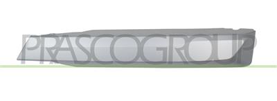 GRILLE DROITE NOIRE BRILLANT DE PARE-CHOCS-AVEC SIEGE ANTIBROUILLARD LED