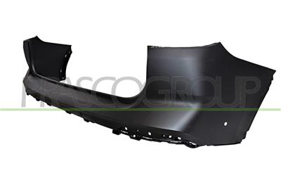 REAR BUMPER-UPPER-PRIMED-WITH PDC HOLES+SENSOR HOLDERS-WITH PARK ASSIST HOLES+SENSOR HOLDERS