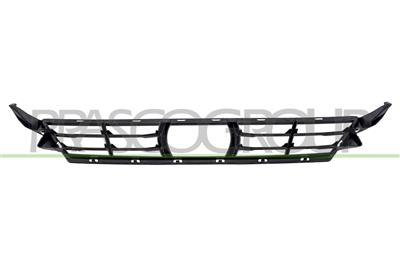 GRILLE CENTRALE DE PARE-CHOCS-AVANT-INFERIEURE-NOIRE-BRILLANTE-POUR REGULATEUR DE VITESSE