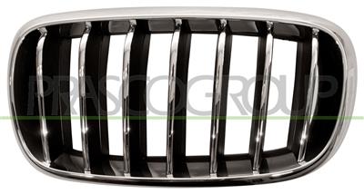 RADIATOR GRILLE LEFT-CHROME-CHROME-BLACK MOD. PURE EXCELLENCE