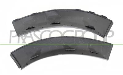 KIT PARTE ANTERIORE PARAFANGHINI ANTERIORI-NERI-GOFFRATI-CON TRACE PARK ASSIST-2 PEZZI.-(DESTRO+SINISTRO)