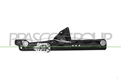 REAR WINDOW REGULATOR MECHANISM LEFT MOD. 5 DOOR