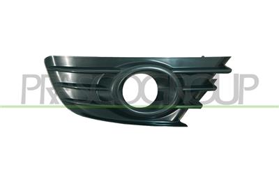 BUMPER GRILLE RIGHT-BLACK-WITH FOG LAMP HOLE