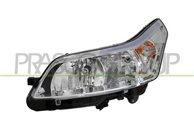 HEADLAMP LEFT H1+H7-ELECTRIC-WITH MOTOR