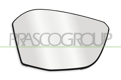 MIRROR GLASS BASE RIGHT-HEATED-CONVEX