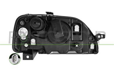 SCHEINWERFER LINKS-H4-MIT LWR-OHNE MOTOR