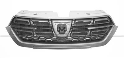 GRILLE CALANDRE NOIRE AVEC MOULURES NOIRE BRILLANT MOD. VAN