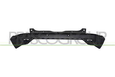 REAR BUMPER-BLACK-TEXTURED FINISH-WITH PDC HOLES+SENSOR HOLDERS