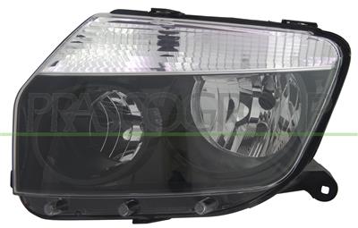 PROIETTORE SINISTRO H1+H7-ELETTRICO-SENZA MOTORE-NERO