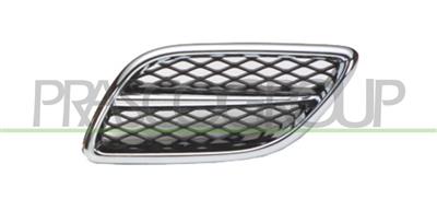 GRILLE CALANDRE GAUCHE CHROMEE/NOIR 