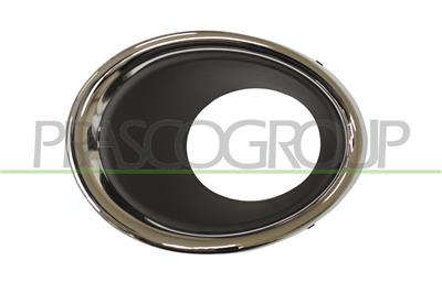 ENJOLIVEUR ANTIBROUILLARD DROIT-CHROME'/NOIRE