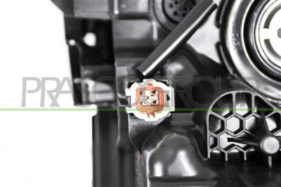 HEADLAMP RIGHT H7-ELECTRIC-WITH MOTOR-WITH DAY RUNNING LIGHT-LED