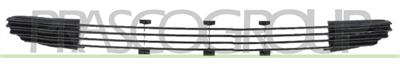 FRONT BUMPER GRILLE-CENTRE-BLACK-WITHOUT FOG LAMP HOLES