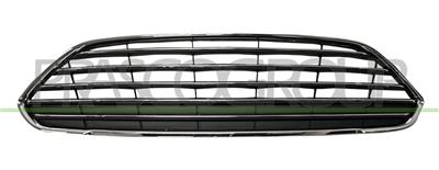 GRIGLIA RADIATORE-NERA-CON MODANATURE CROMATE-CON CORNICE CROMATA MOD. > 02/16