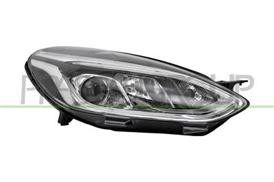 PROIETTORE DESTRO H7+H1-ELETTRICO-CON MOTORE-CON LUCE DIURNA-CROMATO-LED