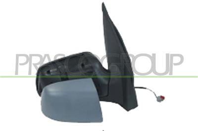 DOOR MIRROR RIGHT-ELECTRIC-HEATED-FOLDABLE-PRIMED-CONVEX-CHROME 8H7P