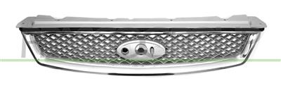 GRIGLIA RADIATORE-ARGENTO-CON CORNICE CROMATA