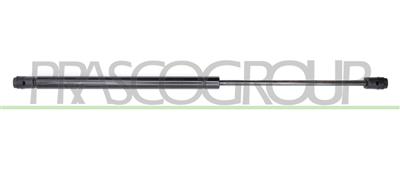 TAILGATE GAS SPRING RIGHT/LEFT - 530 N - L 483 mm - S 192 mm - Ø 18 mm - Ø 8 mm