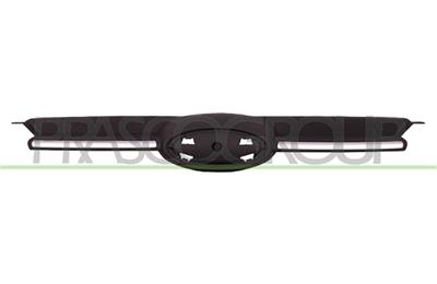 GRIGLIA RADIATORE-NERA-CON MODANATURA CROMATA MOD. SE