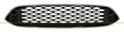 GRIGLIA RADIATORE-NERA-CON CORNICE CROMATA