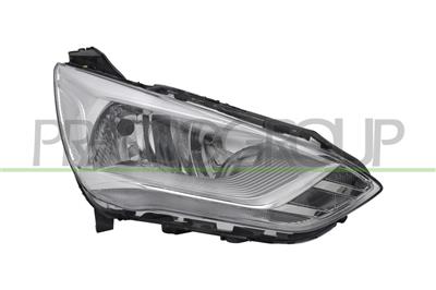 PHARE DROIT H7+H1-ELECTRIQUE-AVEC MOTEUR-SANS UNITE' DE CONTROL-AVEC FEU DE JOUR LED-MONTAGE VALEO