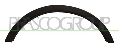 RADLAUFLEISTE HINTEN LINKS-SCHWARZ-GENARBT