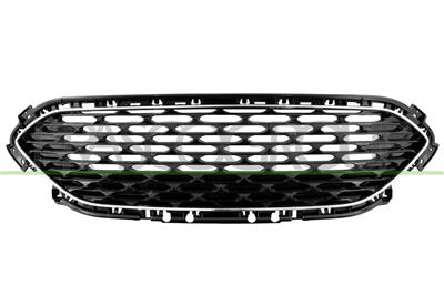 RADIATOR GRILLE-GLOSSY BLACK-WITH CHROME FRAME
