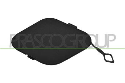 FRONT BUMPER TOW HOOK COVER-BLACK-TEXTURED FINISH