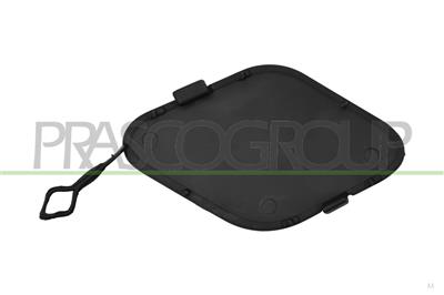 FRONT BUMPER TOW HOOK COVER-BLACK-TEXTURED FINISH
