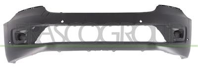 FRONT BUMPER-BLACK-TEXTURED FINISH-WITH TOW HOOK COVER-WITH PDC+SENSOR HOLDERS-WITH CUTTING MARKS FOR PARK ASSIST